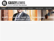 Tablet Screenshot of caseylewis.com